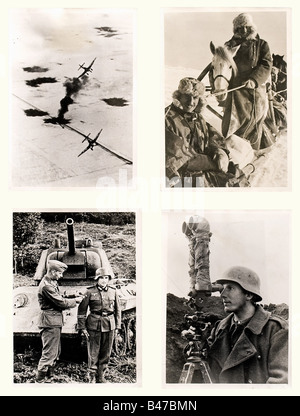 100 newspaper photographs - Russia, period of the Second World War, the Russian Campaign Interesting photos of the Wehrmacht battling the Russian army. The photos concentrate on the battle of Stalingrad. Numerous photos of the Luftwaffe and of tank units. These come from the break up of a contemporary photo archive. Almost all photographs are inscribed in detail. Mostly unpublished. historic, historical, people, 1930s, 20th century, Wehrmacht, armed forces, army, NS, National Socialism, Nazism, Third Reich, German Reich, Germany, object, objects, stills, clippi, Stock Photo