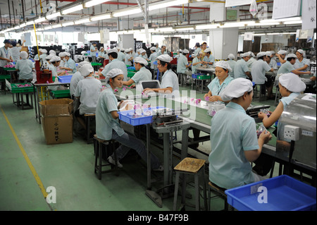 A factory manufactures Mcdonald's Toys in Dongguan, Guangdong, China. 19-Sep-2008 Stock Photo