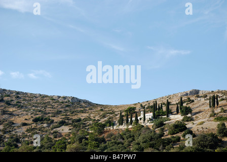 The Monastery Spiliani at Pythagorion Samos island Greece 2008 Stock Photo