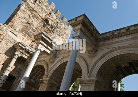 Hadrians Gate Antalya Turkey Stock Photo