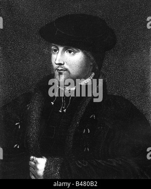 Cromwell, Thomas, 1st Earl of Essex, circa 1485 - 28.7.1540, English politician, half length, steel engraving by Schiavonelli after drawing by Harding, 19th century, , Artist's Copyright has not to be cleared Stock Photo