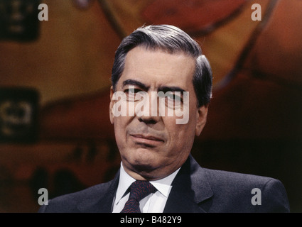 Vargas Llosa, Mario, * 28.3.1936, Peruvian author / writer, portrait, 1992, Stock Photo