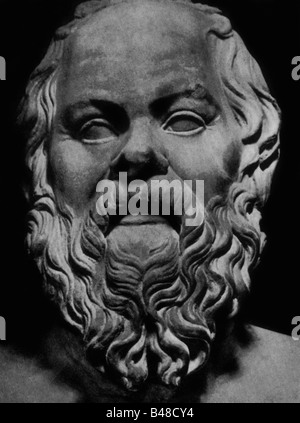 Socrates, 469 - 399 BC, Greek philosopher, portrait, bust,