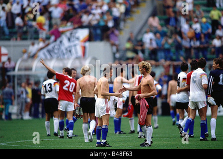 Sport, football, world championship, Germany versus Czechoslovakia, (1:0), Milan, Italy 1.7.1990, Stock Photo