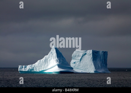 Aug 2008 - Iceberg in Arsuk Fjord along the southwest coast Greenland Stock Photo