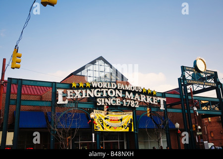 Lexington Market Baltimore Maryland USA Stock Photo