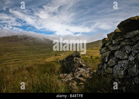 Slieve Loughshannagh from the Ott Track in the Mourne Mountains, Northern Ireland Stock Photo