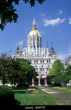 State Capitol building Hartford Connecticut Stock Photo