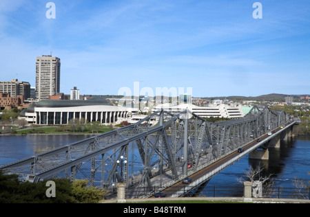 Alexandra Bridge, Ottawa, Ontario, Canada Stock Photo