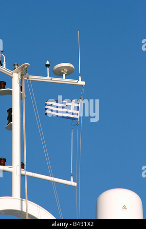 Closeup of cruise ship satelite radar antenna Stock Photo - Alamy
