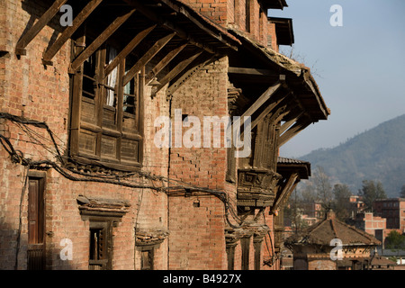 Ancient city of Bhaktapur Durbar Square, Nepal Stock Photo