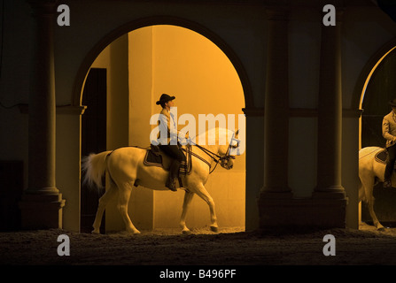 The royal riding school City of Jerez de la Frontera Andalucia Spain Stock Photo