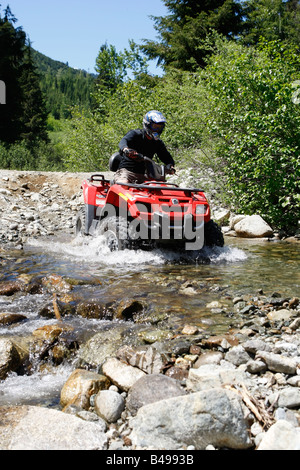 atv trip in Whistler British Columbia Stock Photo