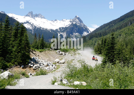 atv trip in Whistler British Columbia Stock Photo