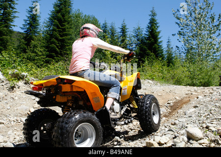 atv trip in Whistler British Columbia Stock Photo