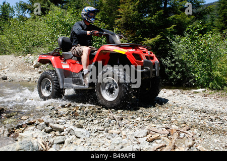 atv trip in Whistler British Columbia Stock Photo