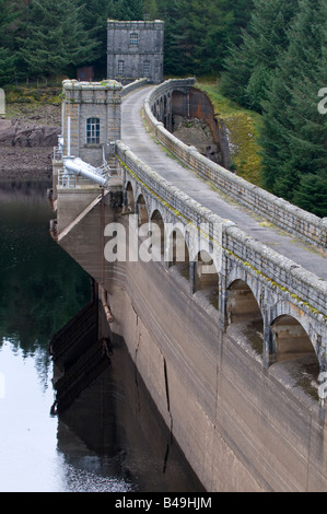 Laggan Dam, River Spean, Loch Laggan ,Scotland Stock Photo