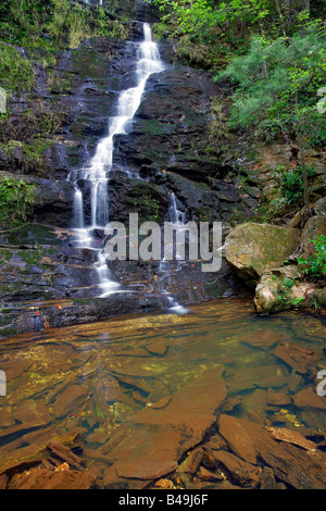 Reedy Branch Falls in Sumter National Forest South Carolina Stock Photo