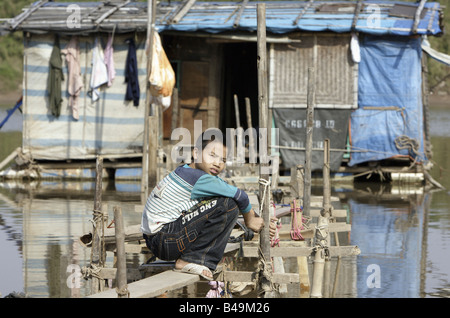 Street child, Hanoi, Vietnam Stock Photo