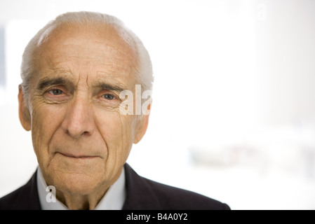 Senior man looking at camera, portrait Stock Photo