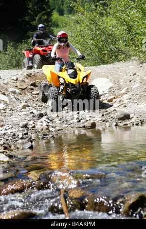 atv trip in Whistler British Columbia Stock Photo