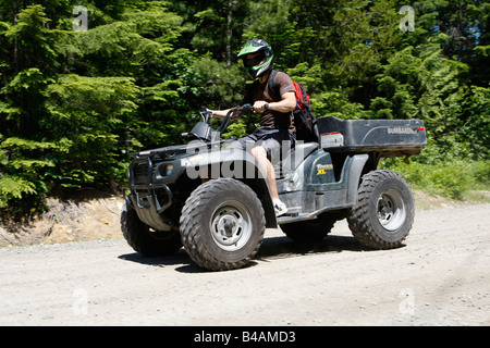 atv trip in Whistler British Columbia Stock Photo