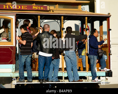 Powell And Hyde Street Cable Car, San Francisco Stock Photo
