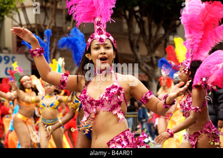 San Francisco Carnival Held In The Mission District Stock Photo