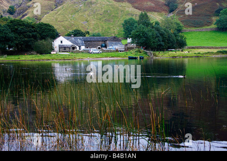 Watendlath Tarn In The Autumn, 'The Lake District' Cumbria England United Kingdom Stock Photo