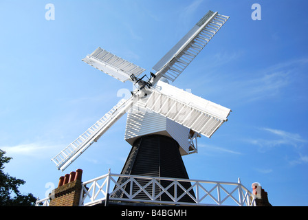 Wimbledon Windmill Museum, Wimbledon Common, Wimbledon, London Borough of Merton, Greater London, England, United Kingdom Stock Photo