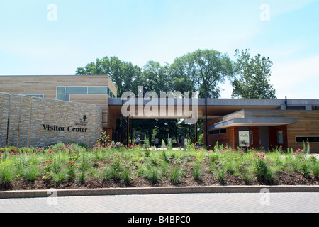 The Morton Arboretum Visitor Center, Lisle, Illinois Stock Photo