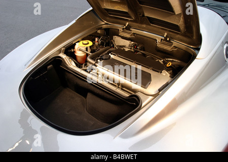 Car, Lotus Elise 111 R, Convertible, model year 2004, view in engine compartment, technique/accessory, accessories, photographer Stock Photo