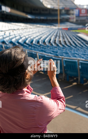 An overview of Old Yankee Stadium during a major league baseball game  between the New York Yankees and the Detroit Tigers Stock Photo - Alamy