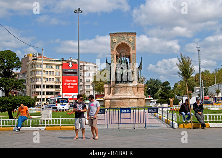 Taksim Gezi Square Park Istanbul Stock Photo