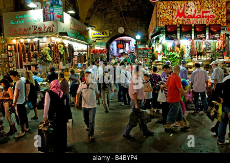 Egyptian Spice Bazaar Istanbul Turkey Stock Photo