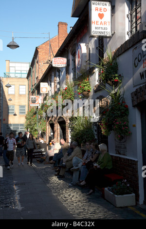 The Duke of York Pub in Commercial Court in the Cathedral Quarter of Belfast City Centre Northern Ireland UK Stock Photo
