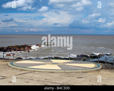 Euroscope Britain s most Easterly point Lowestoft Ness Suffolk United Kingdom Great Britain England UK 2008 Stock Photo