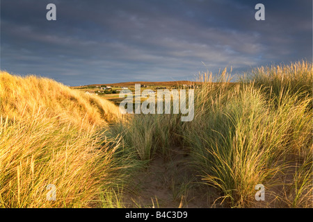 Big Sands crofting township near Gairloch Scotland Stock Photo