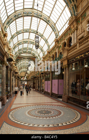 County Arcade in Leeds UK Stock Photo