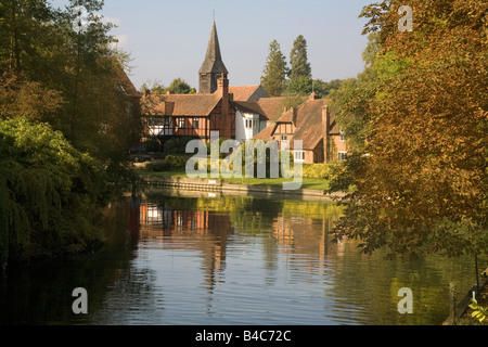 England Oxfordshire Whitchurch & Thames backwater Stock Photo