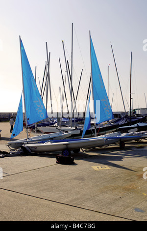 Weymouth and Portland Sailing Academy Dorset site of the 2012 Olympics yachting Stock Photo