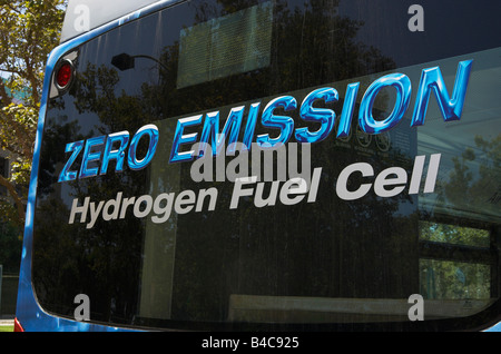 Hydrogen fuel cell bus Stock Photo