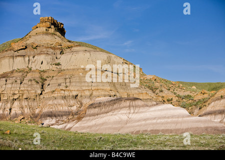 Landscape of the Big Muddy Badlands of Southern Saskatchewan, Canada. Stock Photo