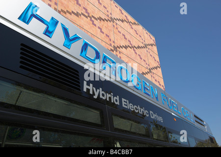 Hydrogen fuel cell bus Stock Photo