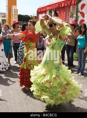 Torremolinos Costa del Sol Malaga Province Spain Feria de San Miguel Annual Romeria Stock Photo