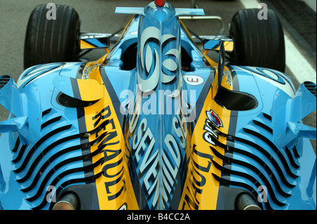 engine sport, Racing approx.s of Renault, Formel 1 2005, Detailed view, rear view, standing, upholding, Malaysia, photographer: Stock Photo