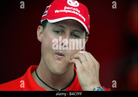 engine sport, Michael Schumacher, Ferrari, Formel 1, Portrait Stock Photo