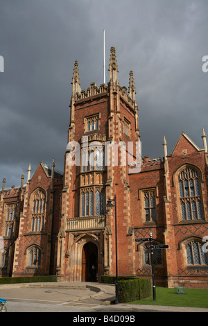 The Queens University of Belfast Lanyon building belfast city centre northern ireland uk Stock Photo