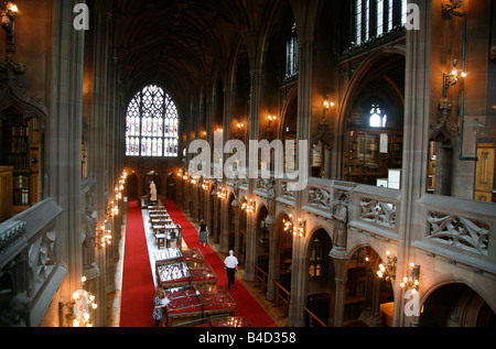 Aug 2008 - John Rylands Library Manchester England UK Stock Photo