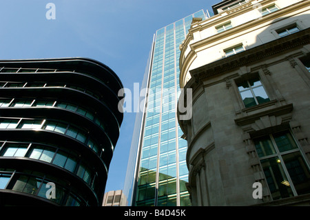 A group of city buildings in London Stock Photo